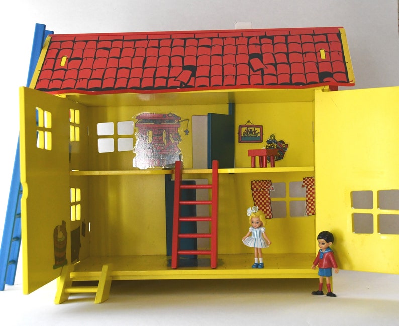 Pippi Longstocking House. Astrid Lindgren Collectible Vintage Toy. Swedish Kids room decor image 3