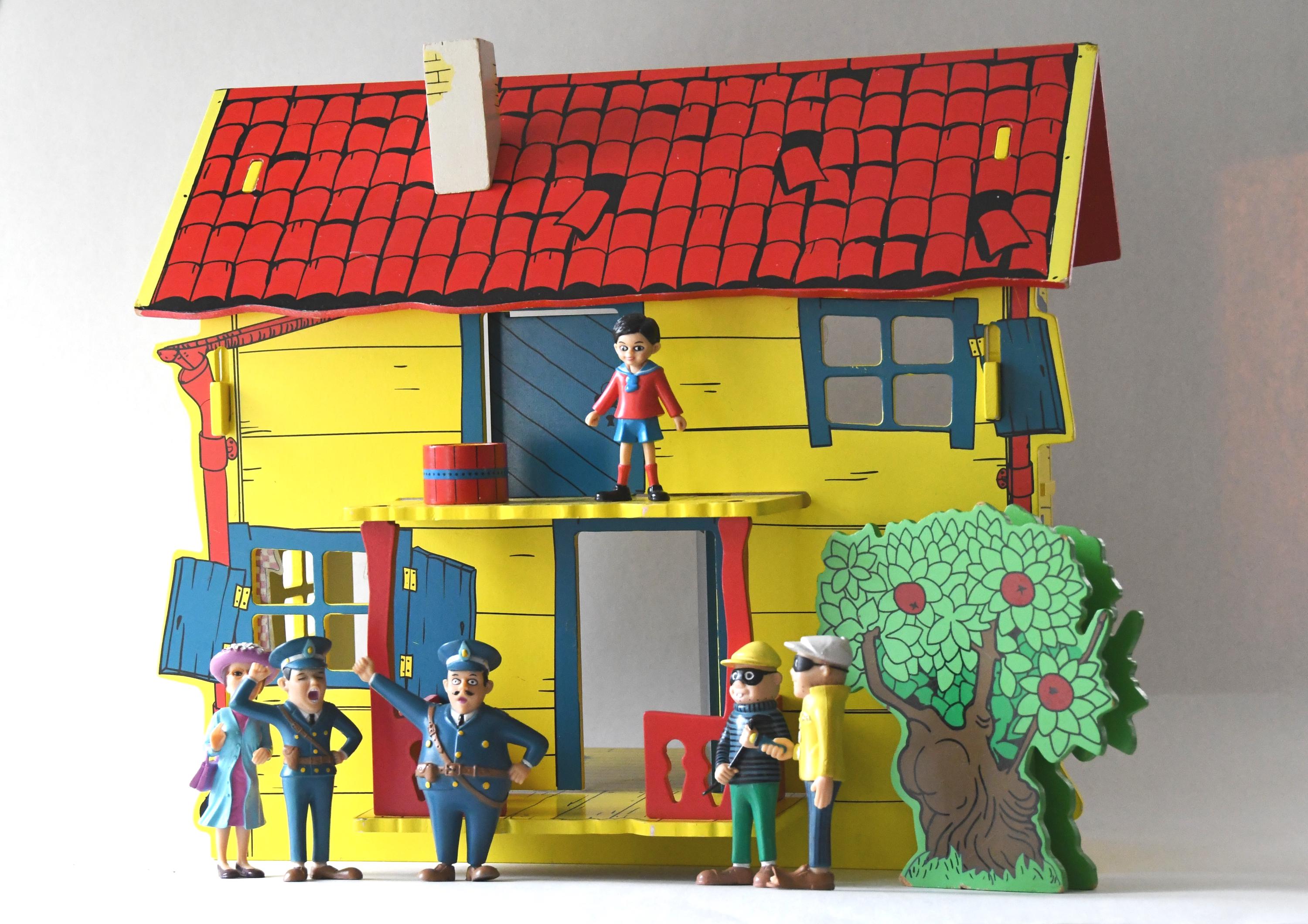 Pippi Longstocking House, Astrid Lindgren Collectible Vintage Toy