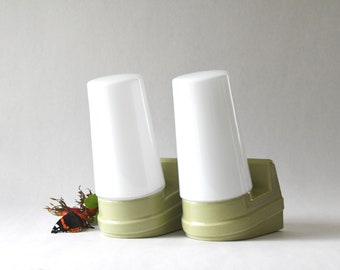 Sigvard Bernadotte pour IFÖ. Paire de lampes de salle de bain / appliques murales. Luminaire scandinave du milieu du siècle