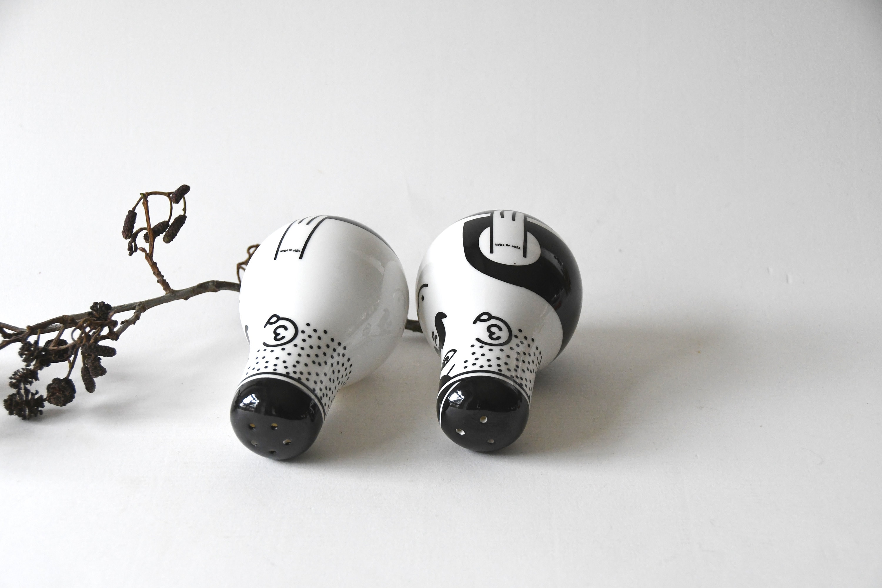 Friends From Copenhagen. Salt and Pepper Shakers. Danish Modern