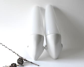 2 lampes Sigvard Bernadotte pour IFÖ. Design suédois de haute qualité. Paire d'appliques de salle de bain Mid-Century