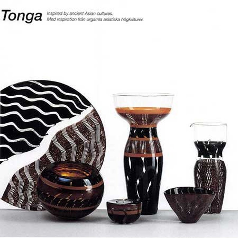 Kosta Boda Sweden. Tonga Candleholders by Monica Backström. Scandinavian modern collectible. Contemporary Art Gift for Artsy Friend image 10