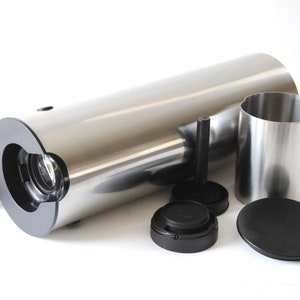Stelton Stainless Steel Creamer - Arne Jacobsen Cylinda-Line Design, .15 Liter Capacity - View #2