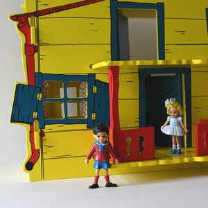 Pippi Longstocking House. Astrid Lindgren Collectible Vintage Toy. Swedish Kids room decor image 7