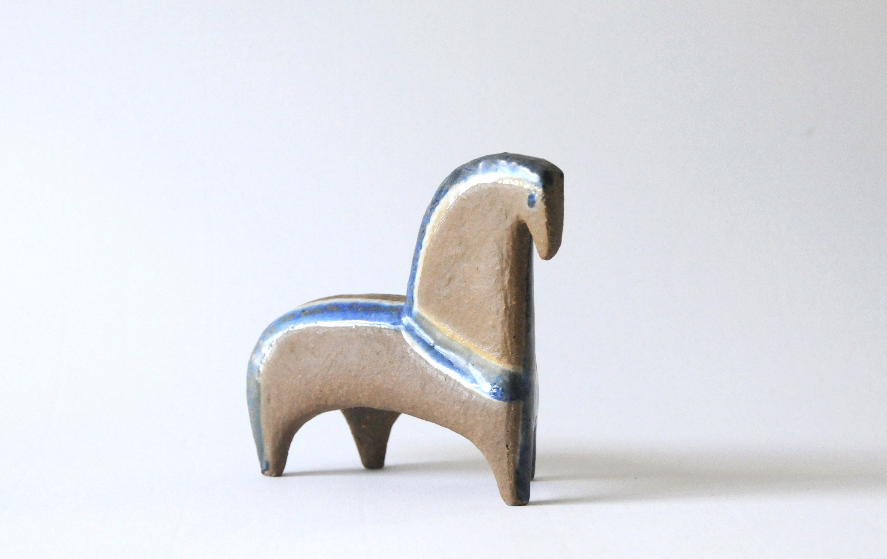 Lisa Larson Gustavsberg Sweden, Horse Figurine Little Zoo 1955