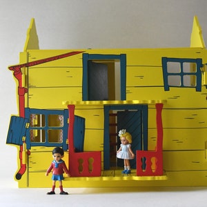 Pippi Longstocking House. Astrid Lindgren Collectible Vintage Toy. Swedish Kids room decor image 8