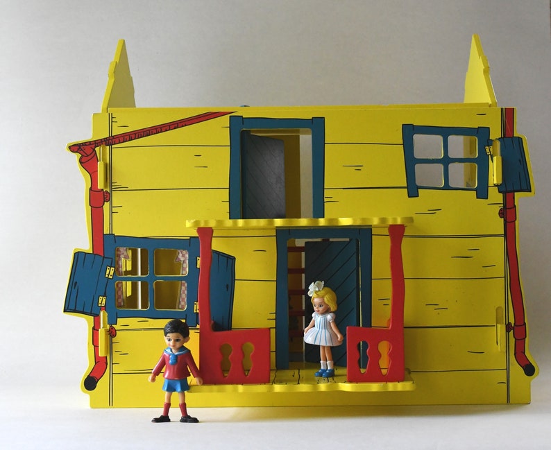 Pippi Longstocking House. Astrid Lindgren Collectible Vintage Toy. Swedish Kids room decor image 8