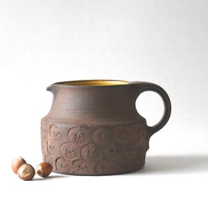 Dybdahl Dinamarca. Jarro, Studio Pottery de Margrethe e Palle Dybdahl. Moderno dinamarquês de meados do século - colecionável