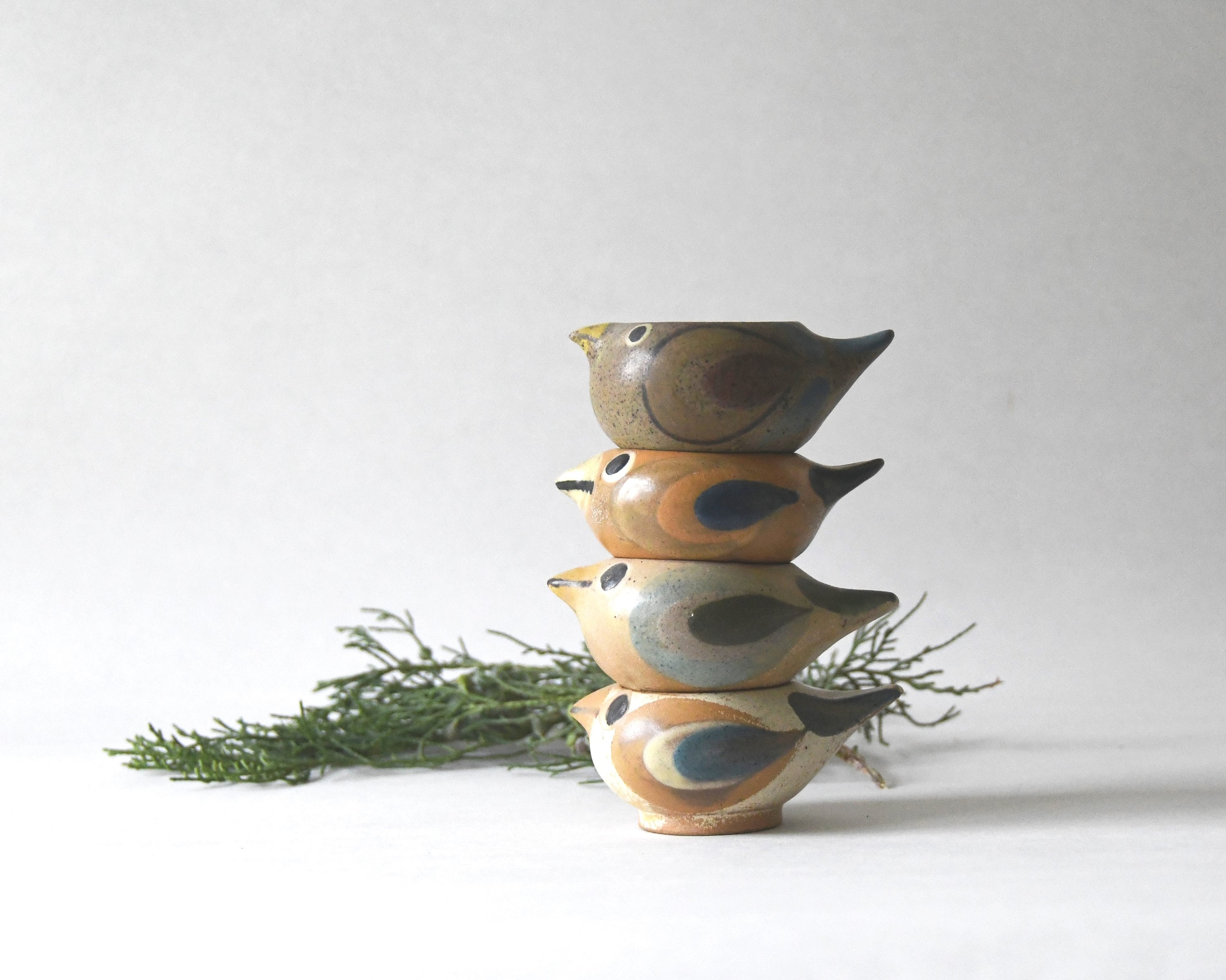 Dybdahl Denmark Birds. Miniature Bowl/ Egg Cup / Salt Cellar