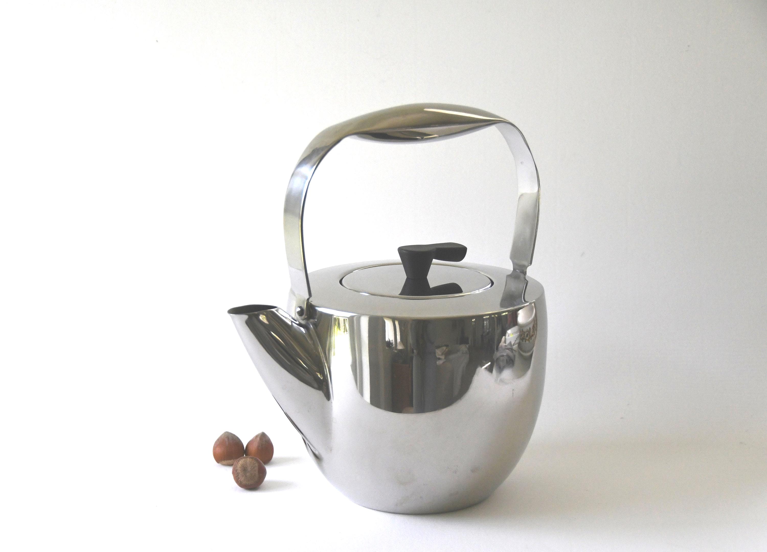 Bodum Teapot. Jorgensen Design COLUMBIA. Mirror Polished Stainless