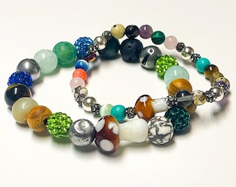 Custom Matching Bracelet Set - Highly Customizable. Tell a Story with Your Jewelry