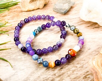 Whimsical Mushroom & Nature Bead Bracelet – Custom Size | Dainty to Maximalist, Nature-Inspired, Disco Ball Bling Optional | 4mm–10mm