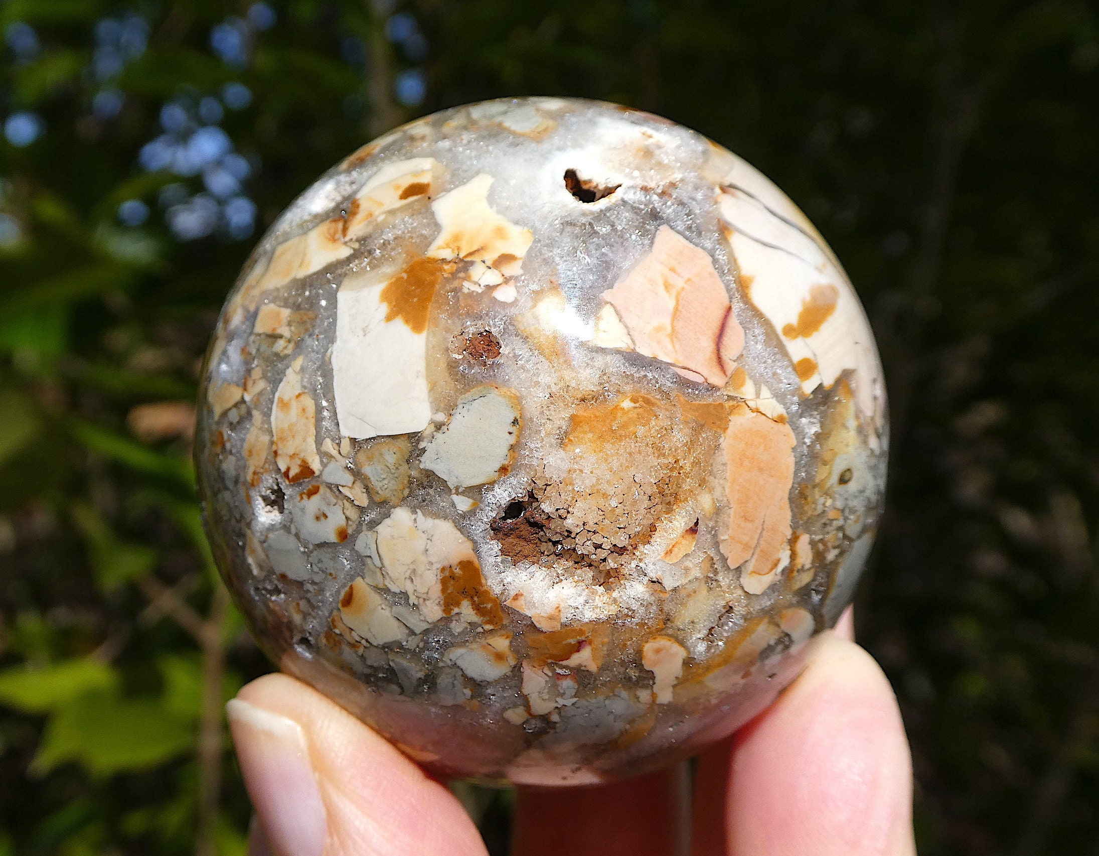 Ibis Jasper Sphere - Etsy