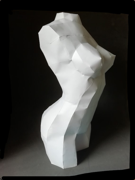 Woman Body in Papercraft - Etsy
