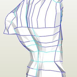 Man Body in Papercraft - Etsy