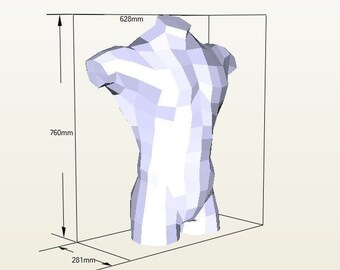 Woman Body in Papercraft - Etsy