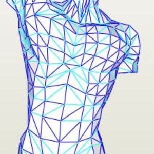 Man Body in Papercraft - Etsy