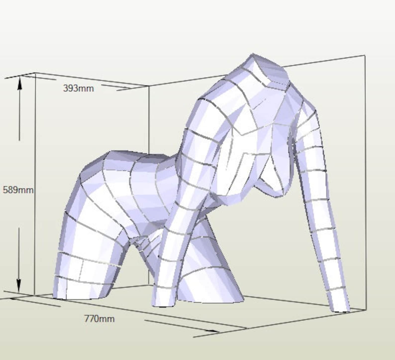 Woman Body in Papercraft 3 - Etsy