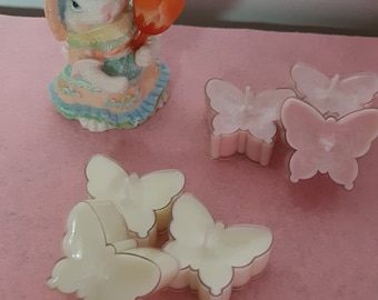 butterfly shaped tealights made from soy