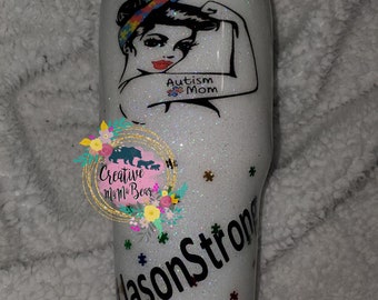 Autism Awareness Strong Autism Mom