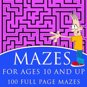 Printable Maze Puzzles for Kids: Downloadable Activity Book with Challenging Labyrinths for Children | KID4