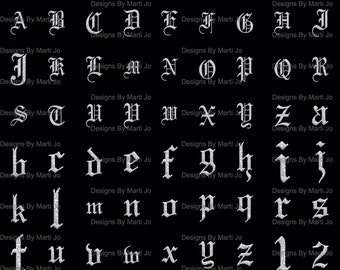 Newspaper Alphabet Etsy Newspaper Alphabet Etsy