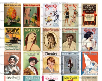 Vintage Magazine Covers | 100 Old Magazine Covers on Four