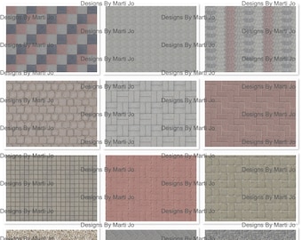 Dollhouse Stone Printable - Etsy