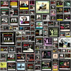 Vintage Silent Film Scapbooking Coming Attractions Set 1 | 100 Glass Lantern Slides | BONUS: Four 8.5 x 11 Jpgs Of All Images (4x5) | VP64