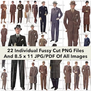 1930 men fashion Etsy France