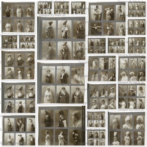 Conjunto de colagem de 25 mulheres francesas vintage 1 | Imprimível antiguidades pessoas efêmeras | Download instantâneo | Pacote de orçamento | VP58