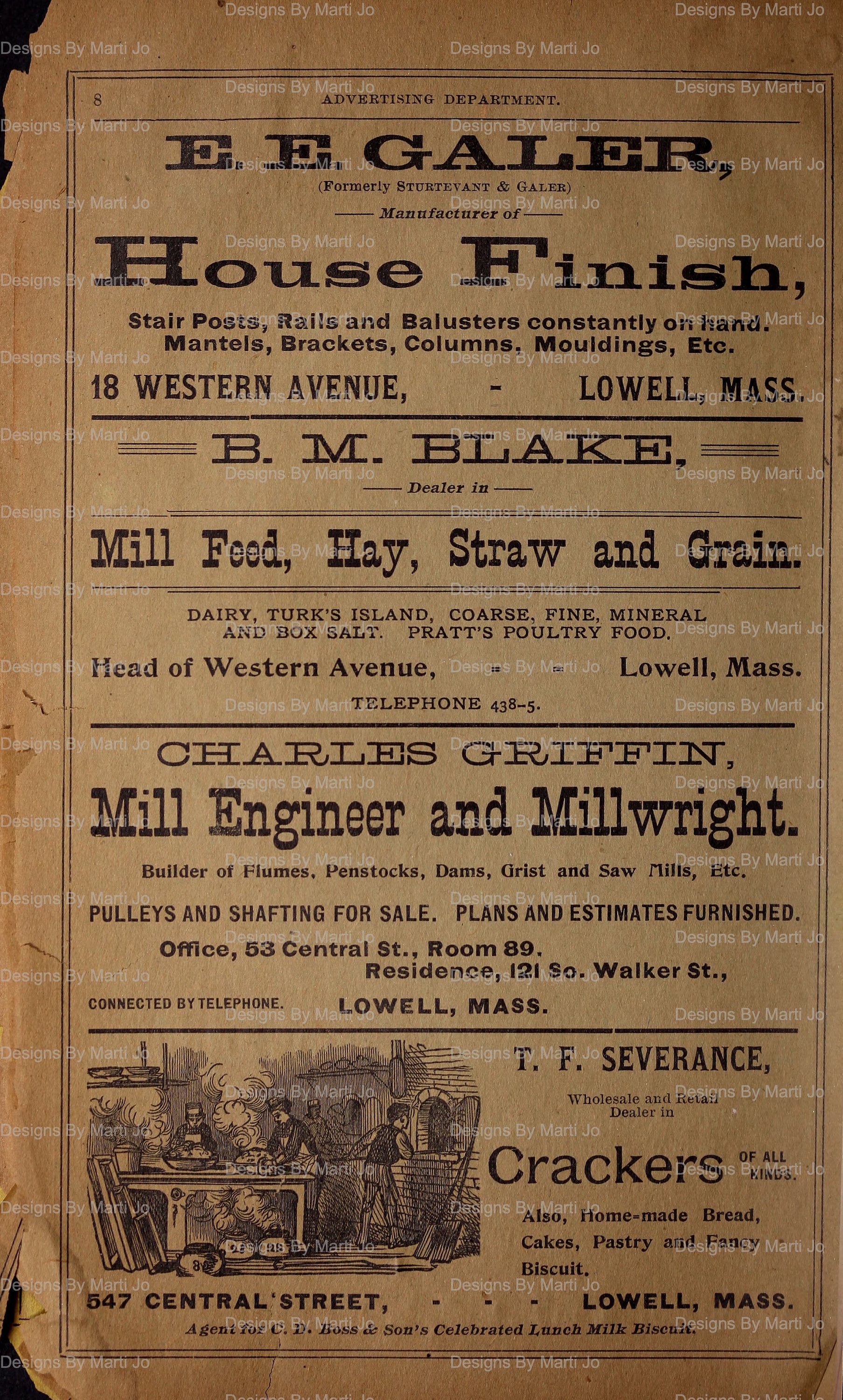 15 Vintage 1898 Phone Book JPG Pages Vintage Junk Journal Etsy
