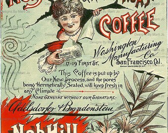 Vintage Coffee and Tea Labels Set 2 | 45 Digitable Food