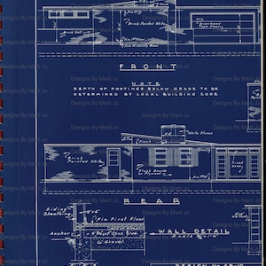 vintage blueprints