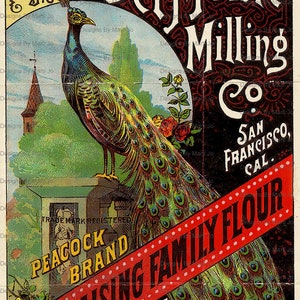 Vintage Flour Labels 1 | 50 Printable Vintage Flour Bag Labels ...