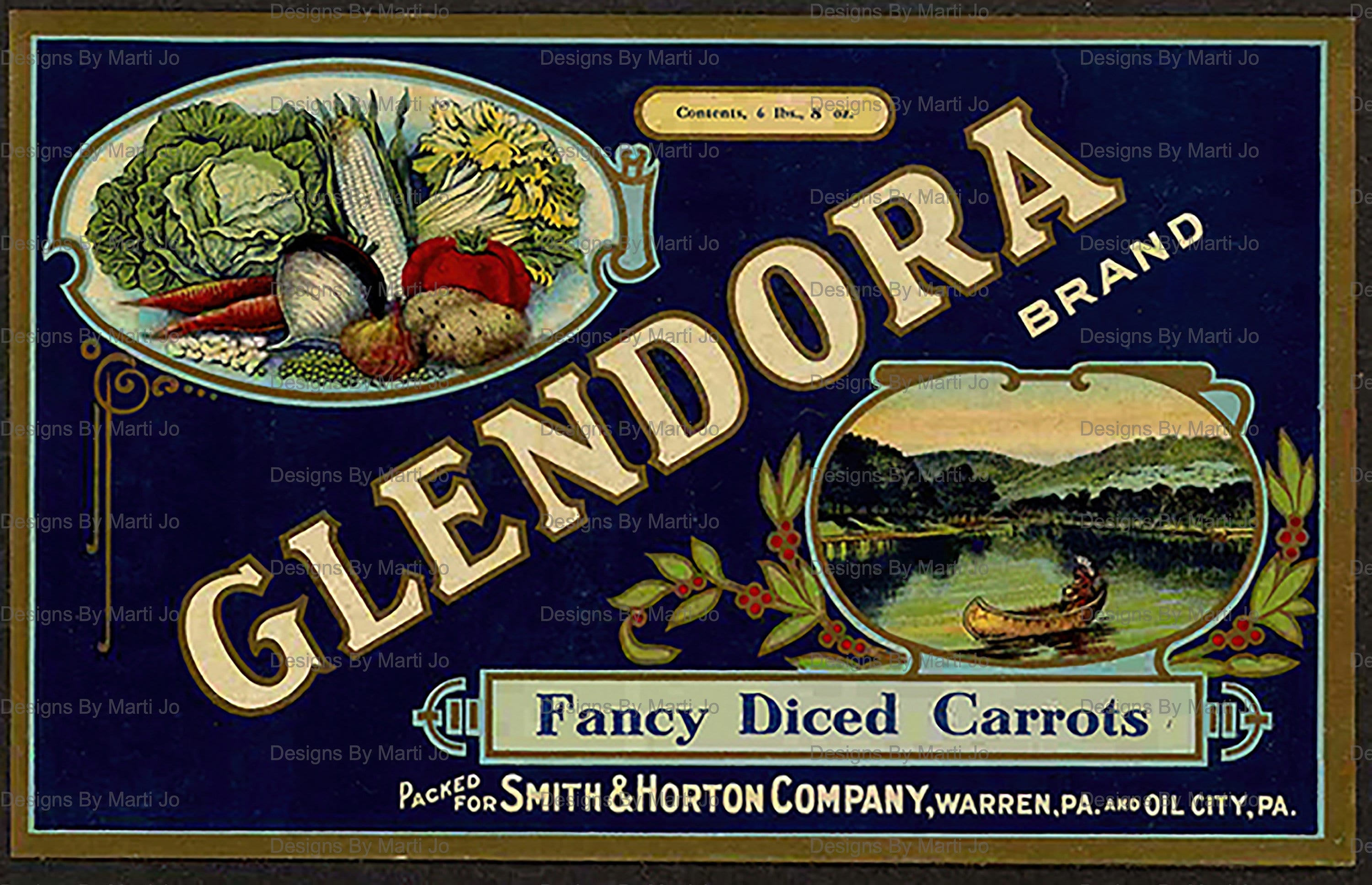 Vegetable Vintage Can Labels Kit 1 | 60 Printable Vintage