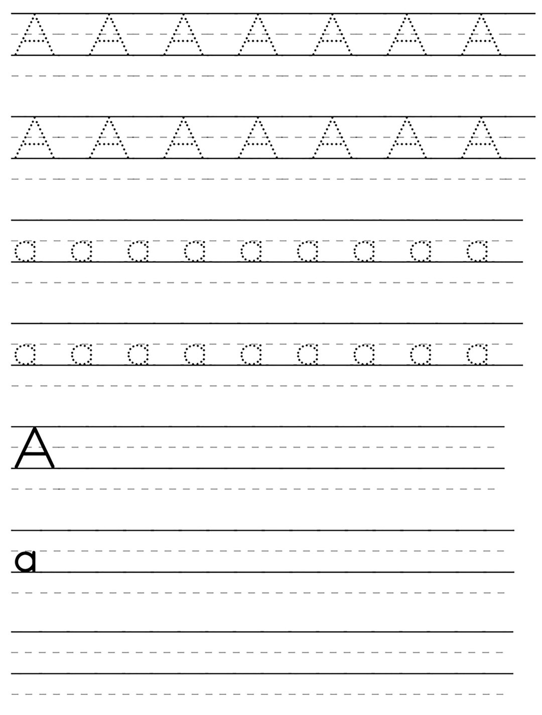 ABC Letter Tracing Worksheets | Alphabet Tracing Letter Sheet ...