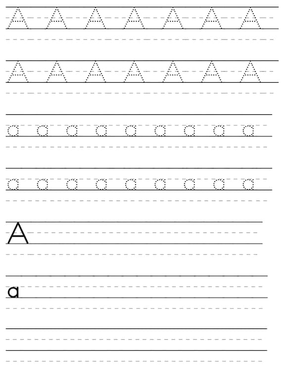 Coloring Alphabet Tracing Letters - Ink. Coloring alphabet letters tracing  worksheet for children. Exercise …