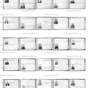 Vintage Mugshot Crime Book 50 Criminal Record Jpgs Includes