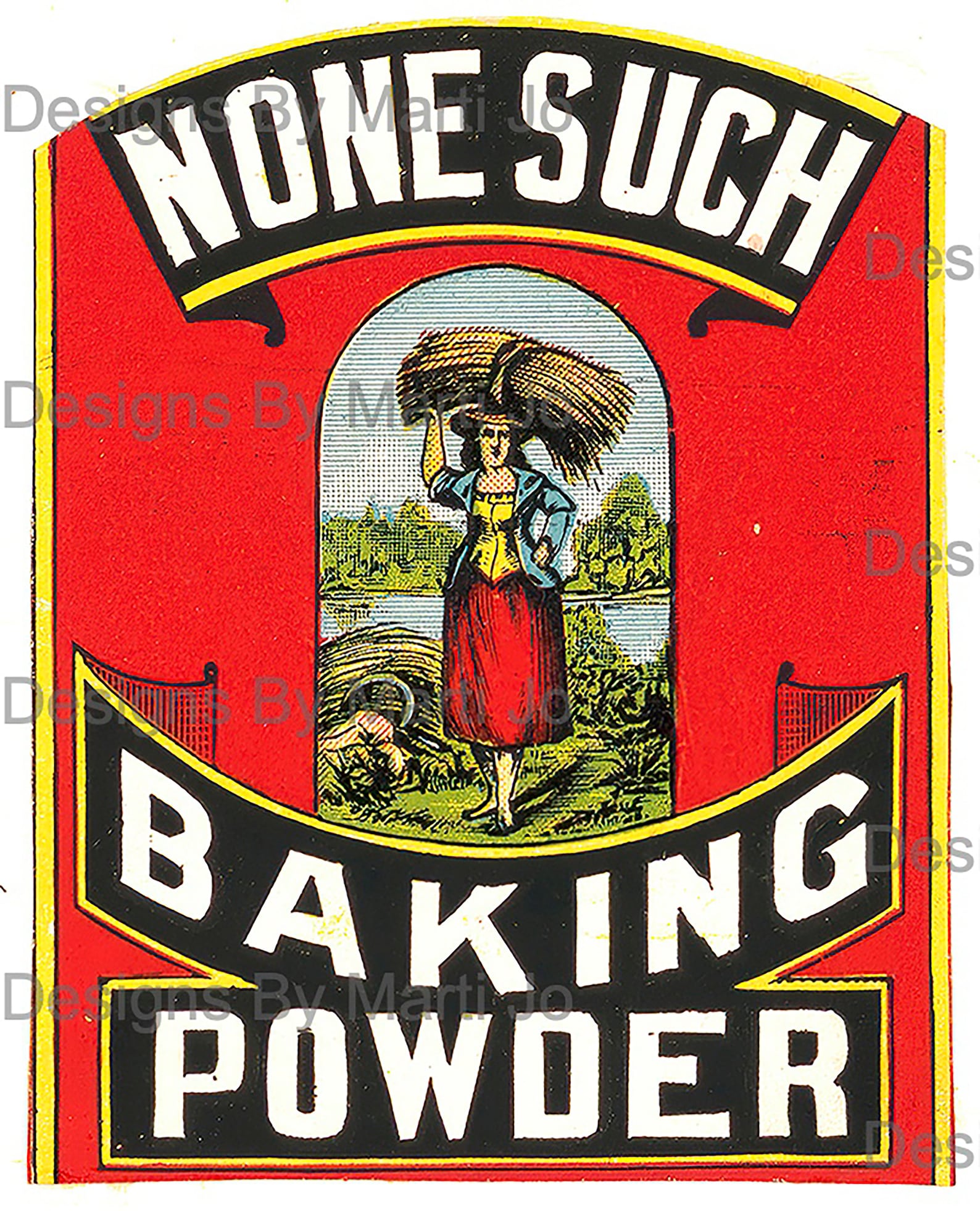 Vintage Baking Powder and Yeast Labels 35 Printable Vintage Etsy