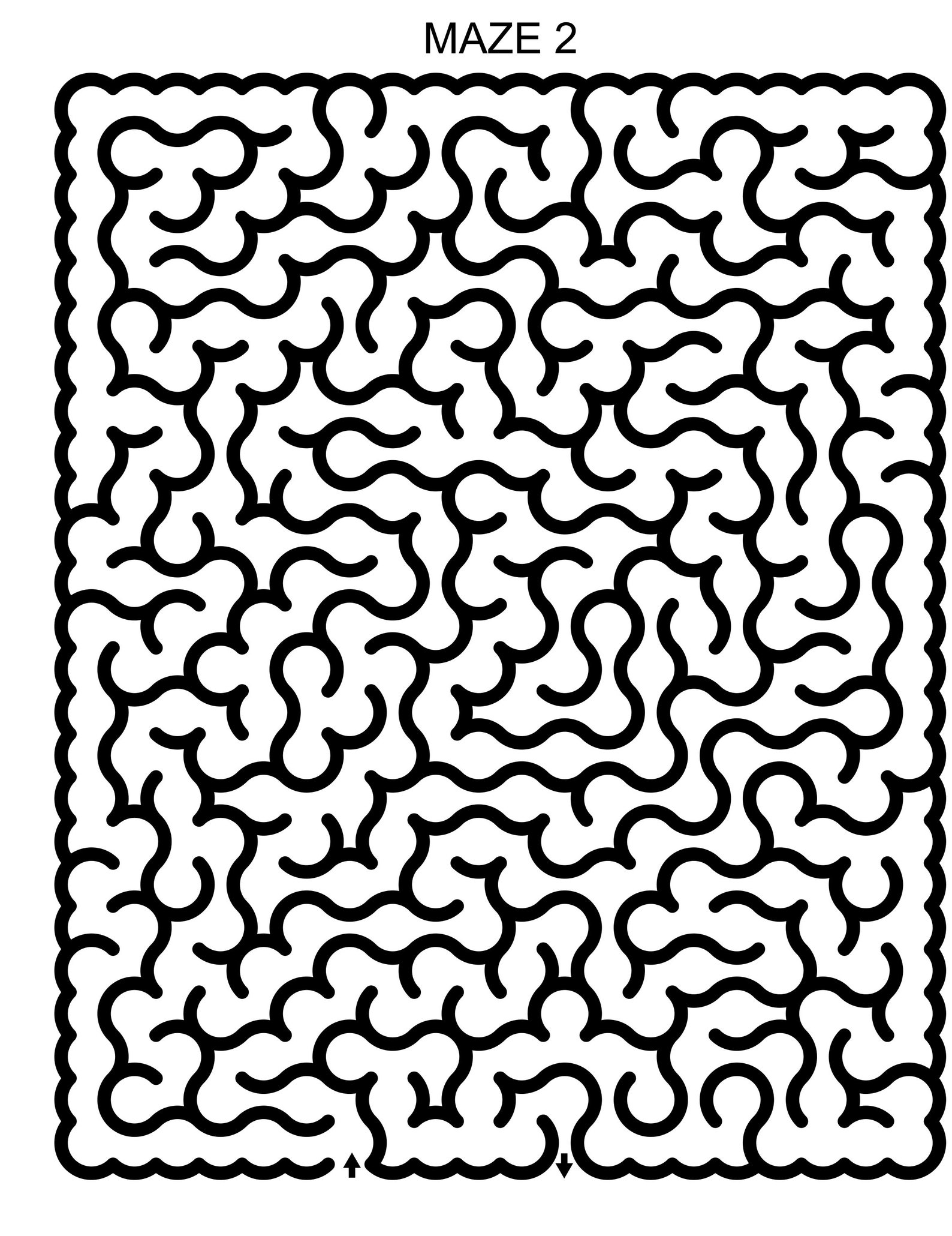 Printable Maze Puzzles for Kids: Downloadable Activity Book With ...
