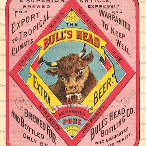 Vintage Beer Labels | 45 Printable Old Beer Labels | Digital Vintage ...