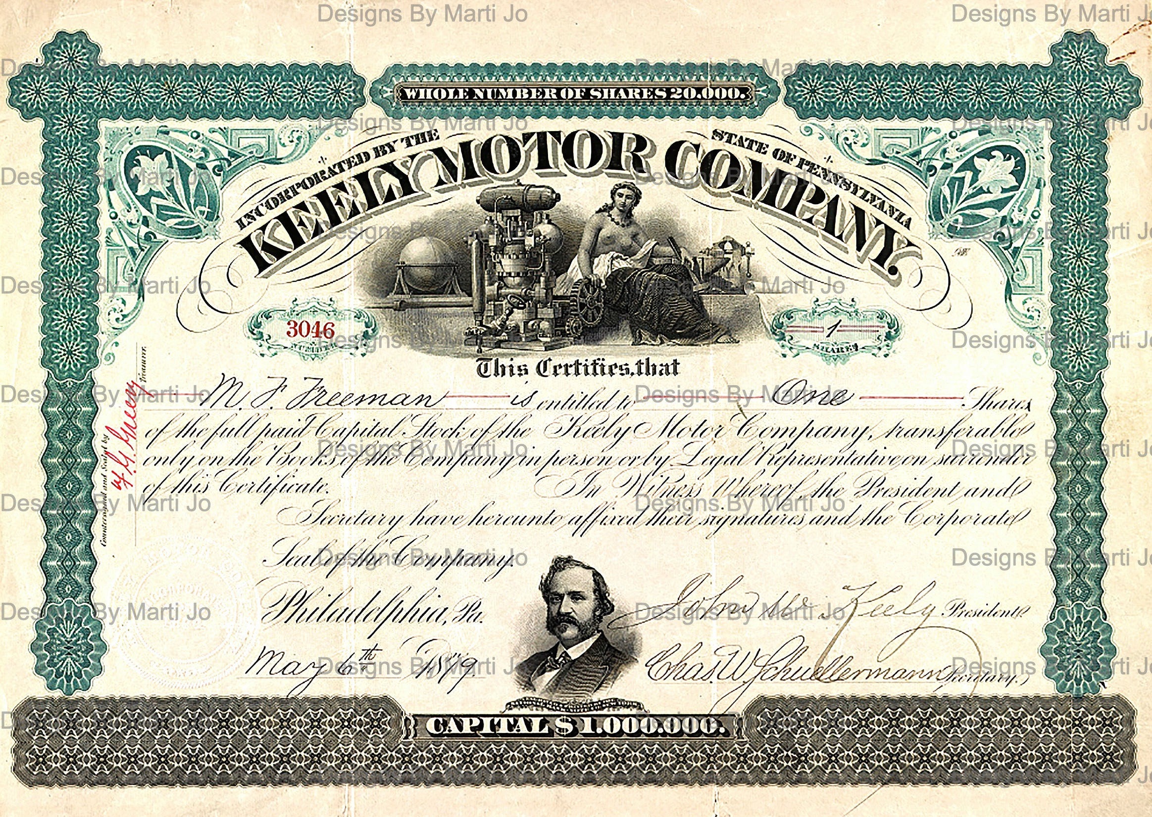 Vintage Stock Certificates Set 1 | Vintage Stock Market