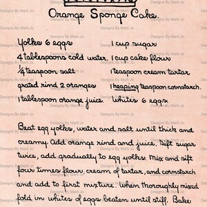 35 Vintage Handwritten Recipe PNG Overlays | Printable Antique Cookbook ...