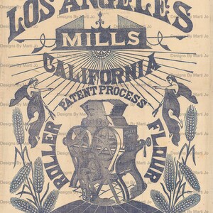 Vintage Flour Labels 1 | 50 Printable Vintage Flour Bag Labels ...