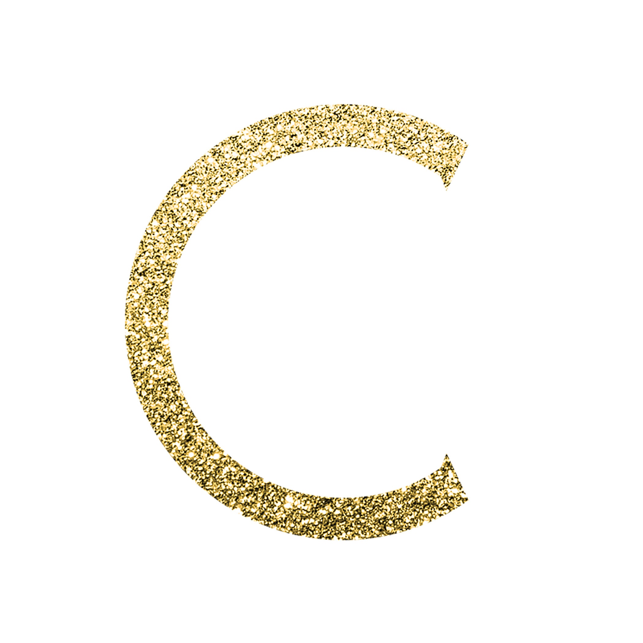 Gold Glitter Art Deco Letters Gatsby Letters Digital - Etsy