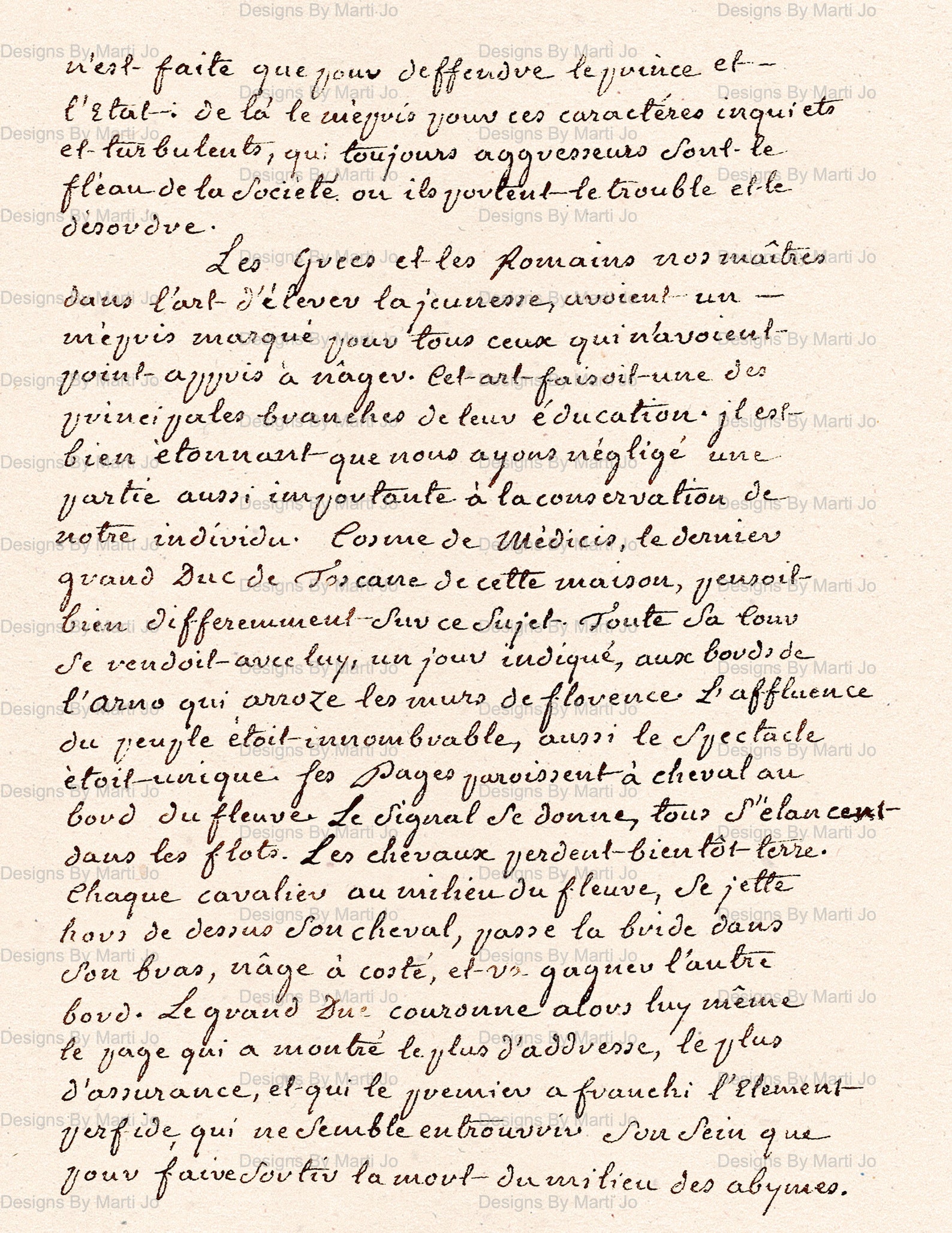 Vintage French Handwriting PNG Overlays | 10 Vintage Transparent ...