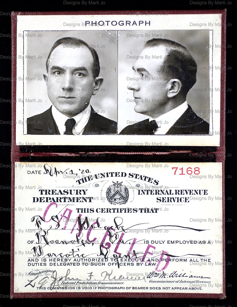 Vintage federale agent identiteitskaarten | 50 afdrukbare jpg's met overheidsfoto-ID's | Vintage identiteitskaart | BONUS: twee 8,5 x 11 jpg/pdf (5 x 5) | TC6 afbeelding 5