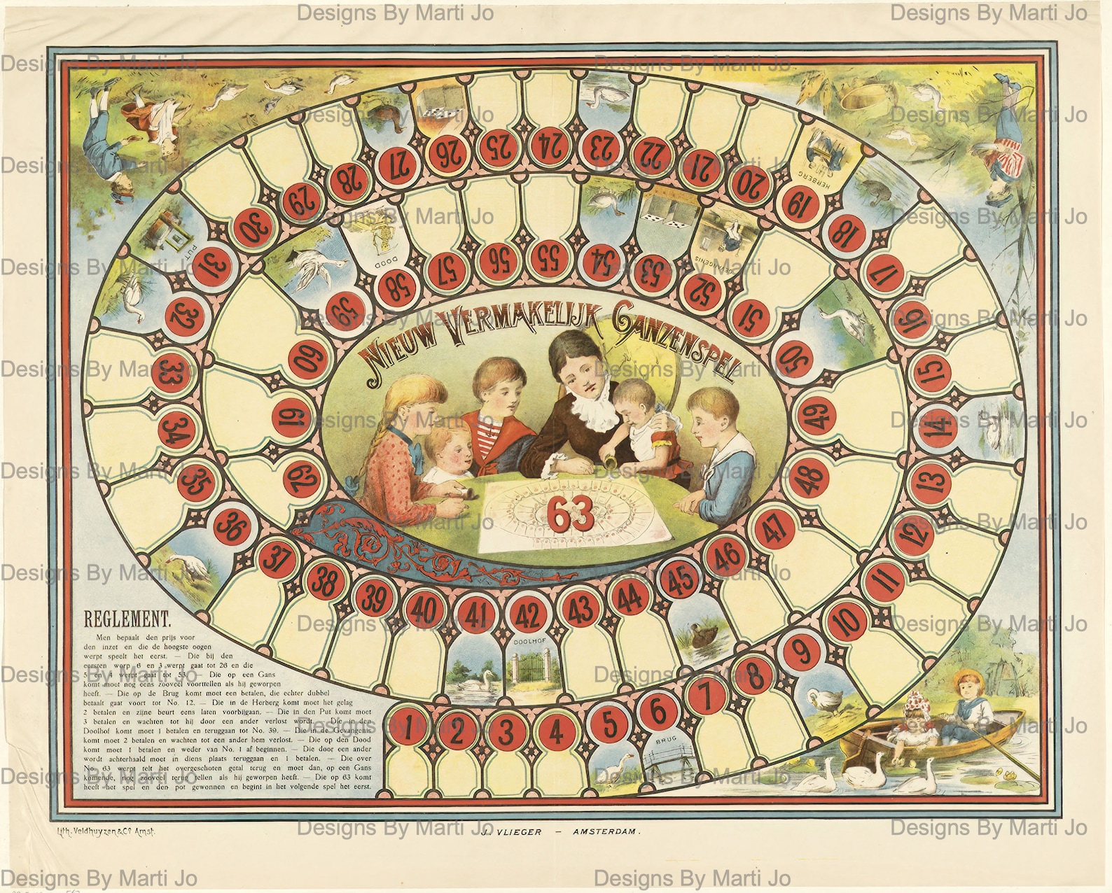 68 Vintage Printable Paper Game Pages Antique Foreign Paper - Etsy