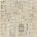 Vintage Architecture Drawings PNG Overlays | 20 Vintage Architectural Drawings Collage Pages | Vintage House Plan Pictures | PNG3 